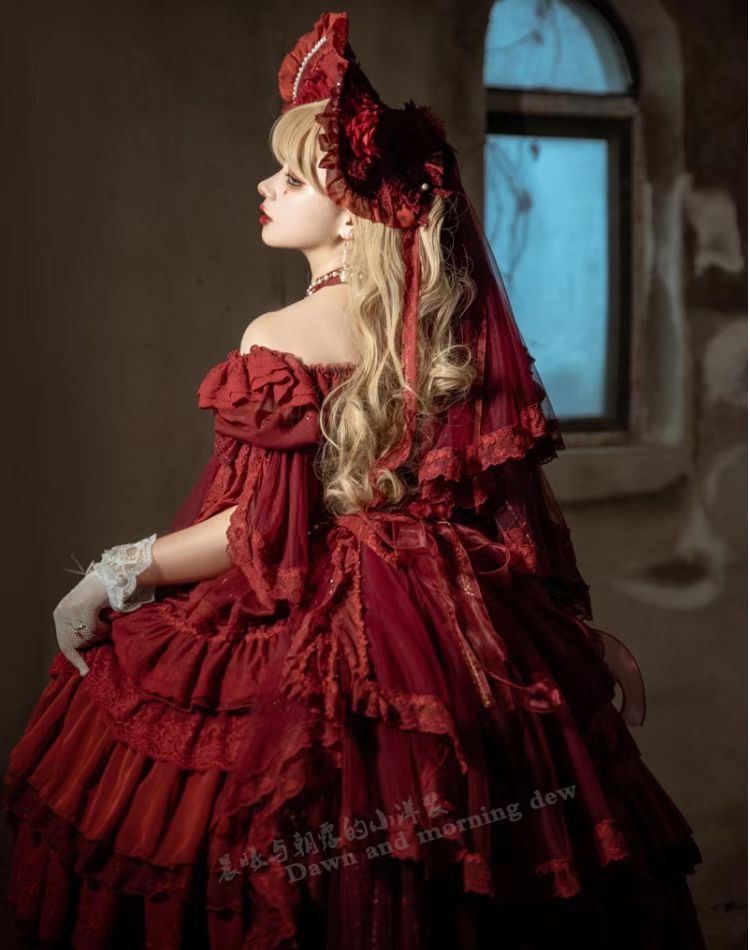 Elegant Lolita OP Dress Sunrise Elf Long Dress - image 22