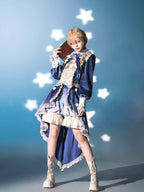 Dream Cloud - Ouji Lolita High-Low Tailcoat, Puffy Lantern Shorts - image 9