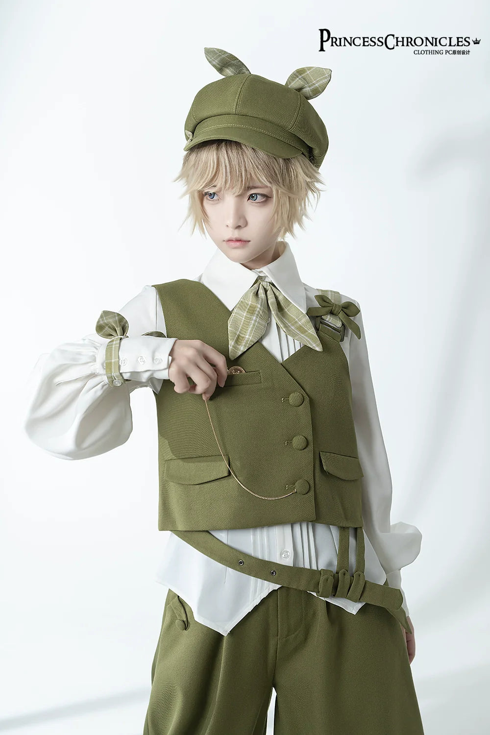Vintage Kawaii Bow Lolita Beret - image 6
