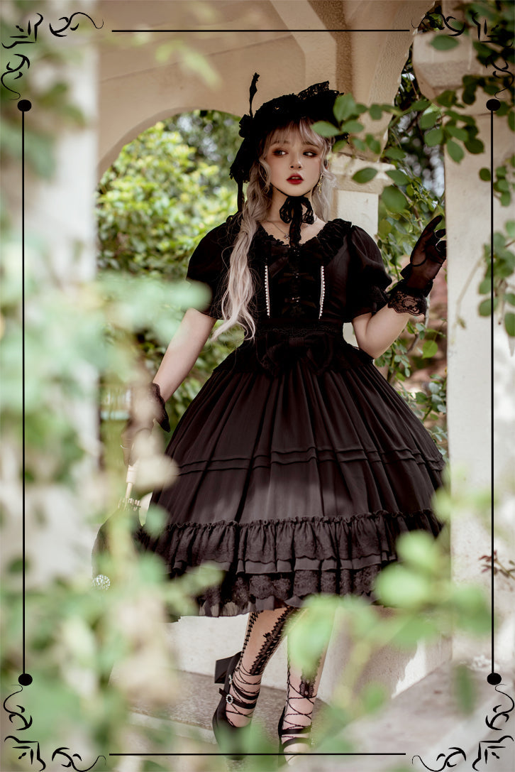 The Dawn Song - Plus Size Lolita Elegant OP Dress - image 2