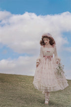 Time Stationery - Elegant Lolita Long Sleeve OP Dress - image 21