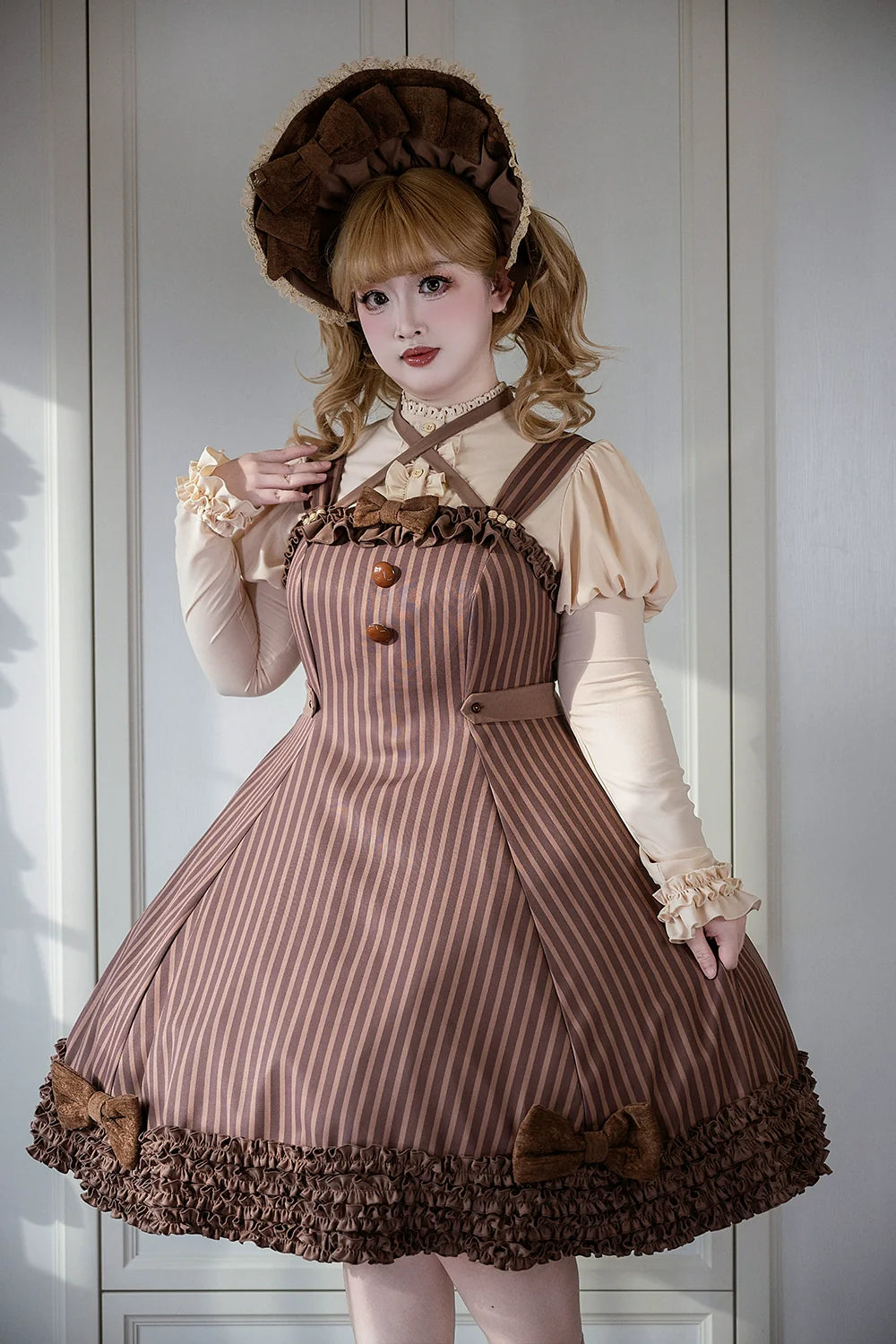Classic Lolita JSK Customized Stripe Lolita Dress - image 35