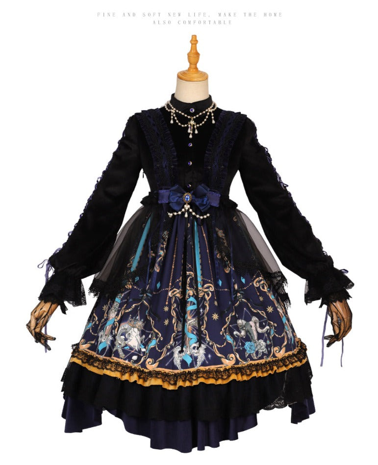 God Redemption - Retro Gothic OP, Printed Dress and Accessories - image 5