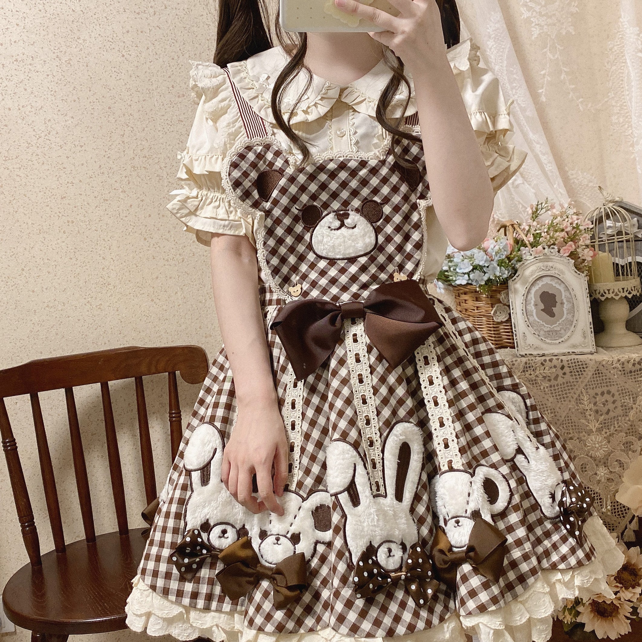 Creamy Condensed Milk - Kawaii Lolita Short-Sleeve Shirt - image 39