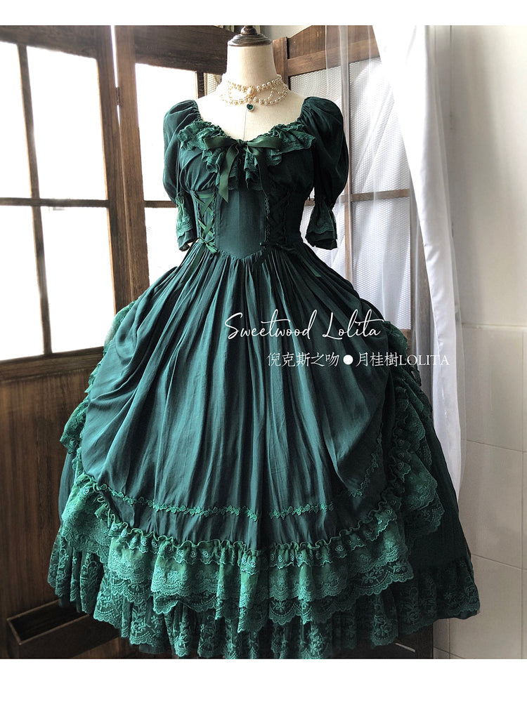 CLA Vintage French Lolita OP Dress - image 22