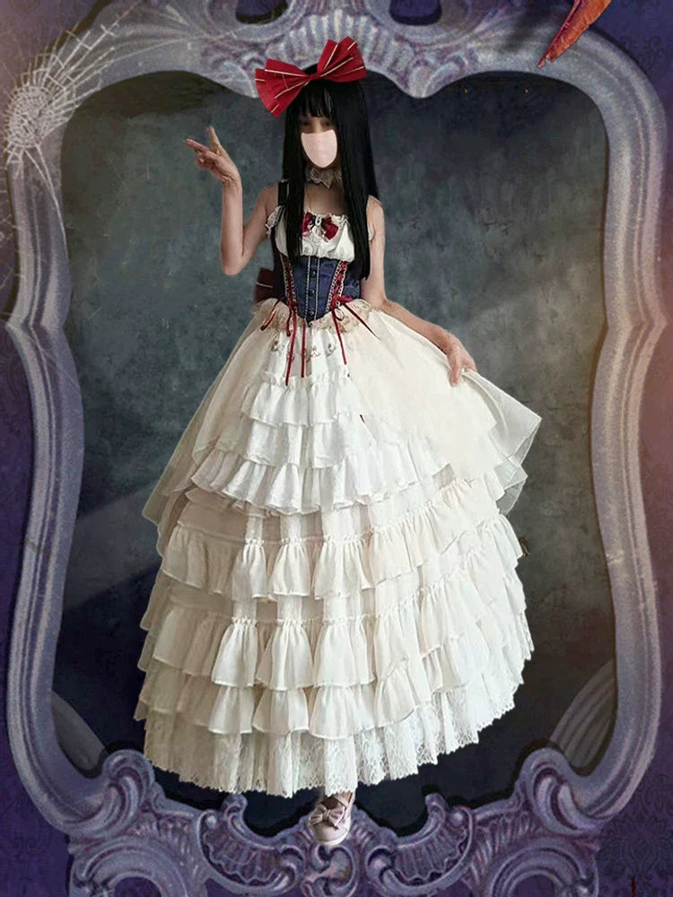 Wedding Lolita Extended Princess Petticoat Skirt - image 8