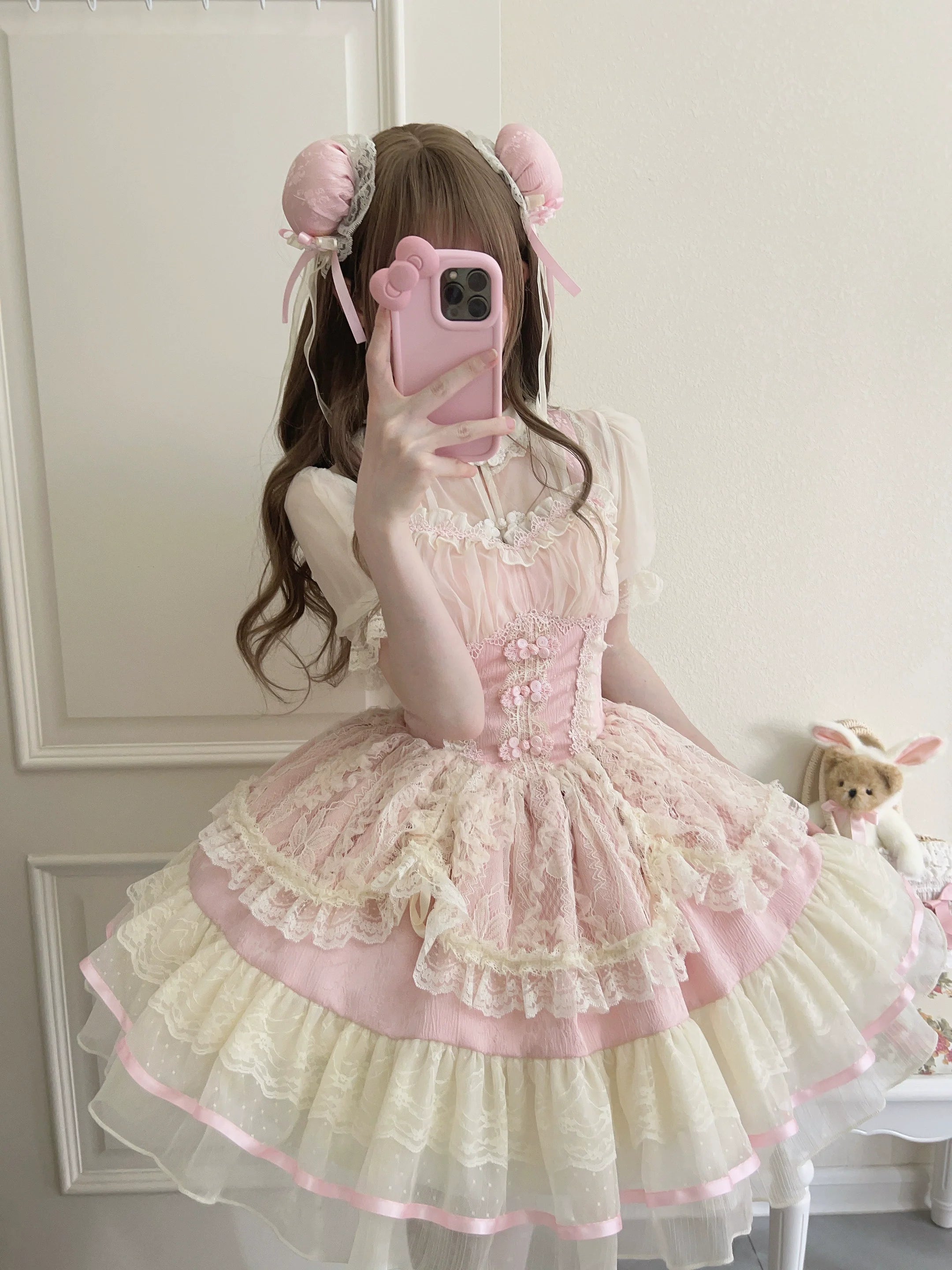 Hua Ji Fu Lei - Qi Lolita JSK Dress and Ballet Innerwear Set - image 11