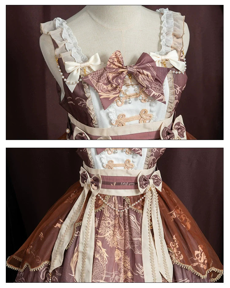 Yue Long Shi Yun - Daily Han Lolita Cake JSK - image 21