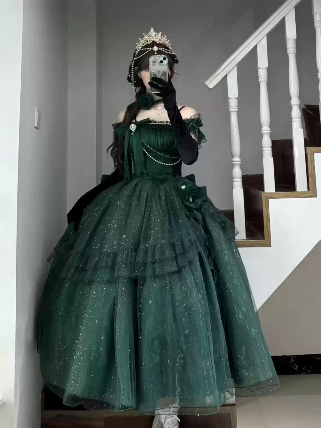 Milky Way - Brilliant Princess Lolita Prom Dress Multicolors Long Dress - image 2