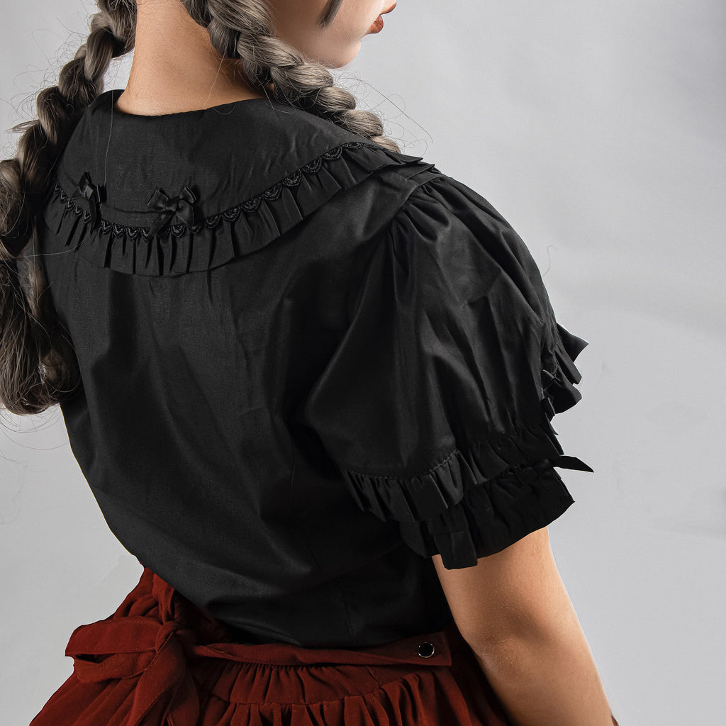 Creamy Condensed Milk - Kawaii Lolita Short-Sleeve Shirt - image 11