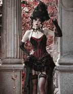 Duchess - Velvet Gothic Lolita Dress, Corset & Skirt - image 11