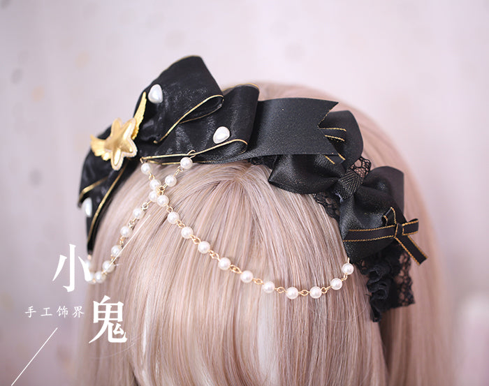 Gothic Lace Bow KC and Hairclip Collection - image 5