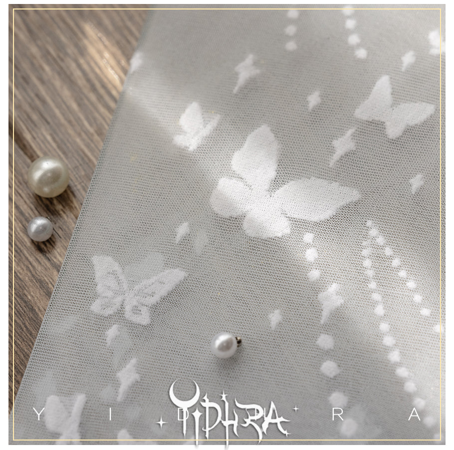Wedding Night Butterfly - Kawaii Lolita Summer Tights - image 23