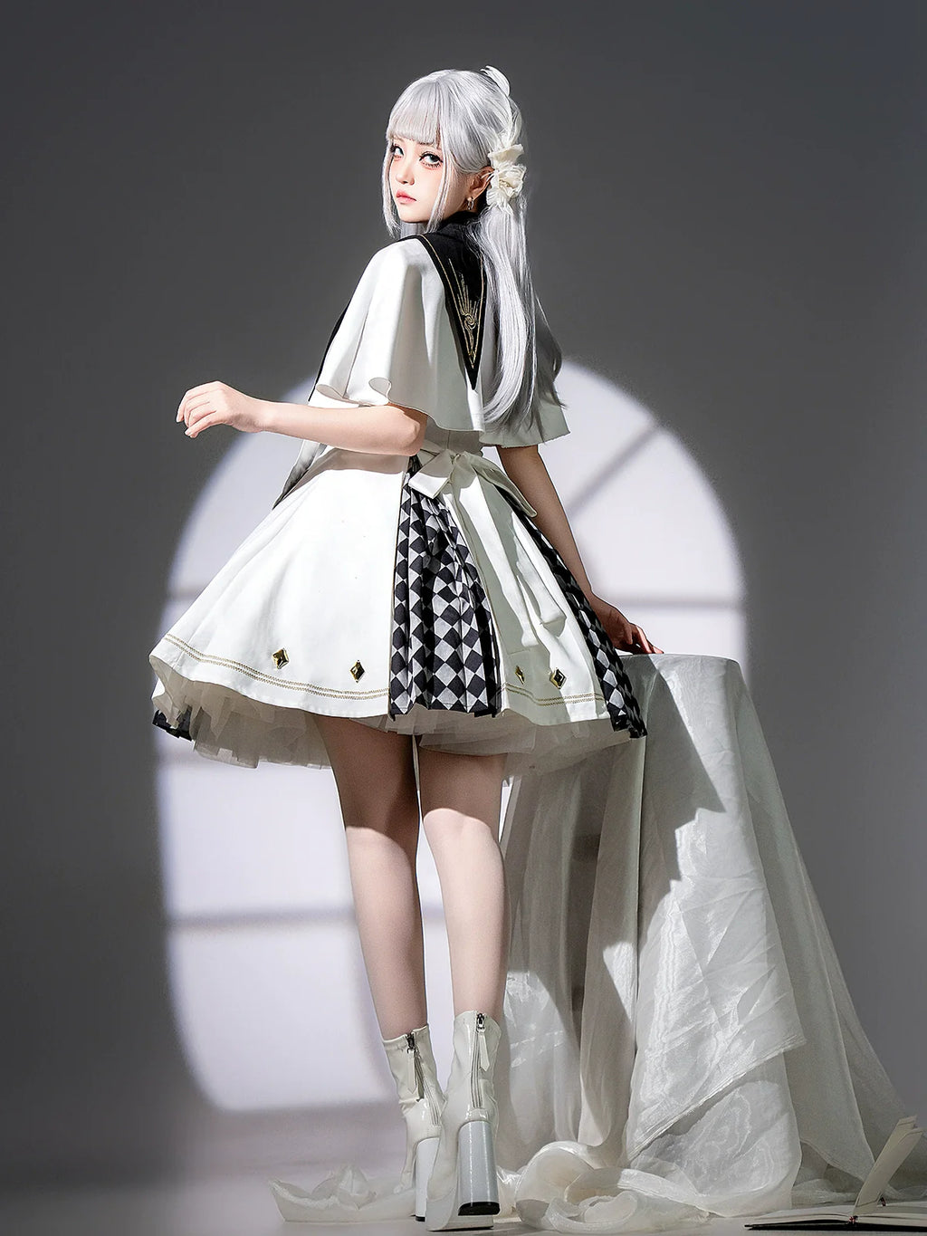 Eye of Truth Elegant Gothic Lolita Embroidered Dress Suit - image 9