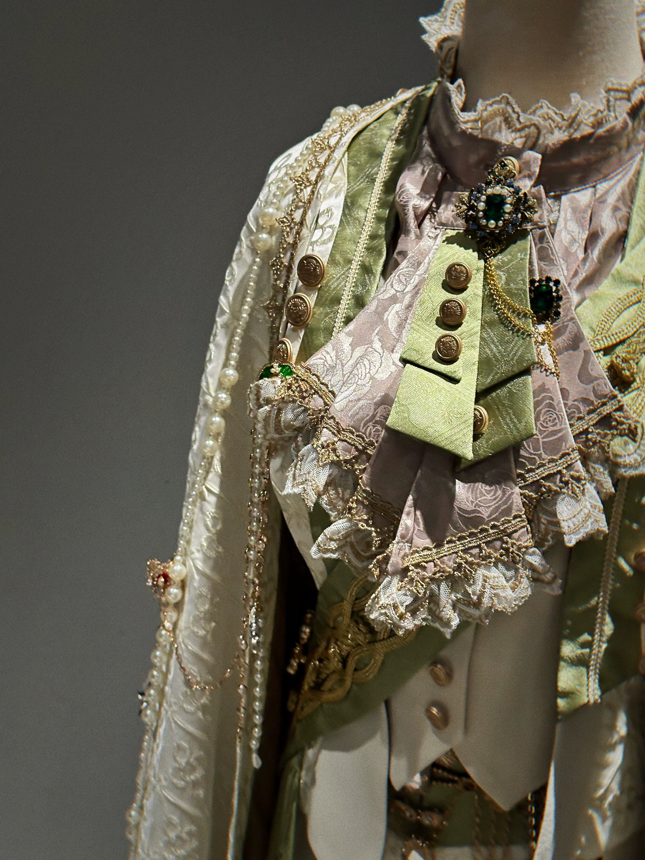 Narsesus - Ouji Lolita Tailcoat, Shirt, Pants, Cape and Accessories - image 13