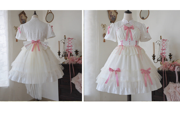 Kawaii Lolita OP Dress Short Sleeve - image 14
