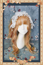 Mirror Doll - Old School Lolita Tiered Hem JSK with Polka Dot Lace and Accessories - image 45