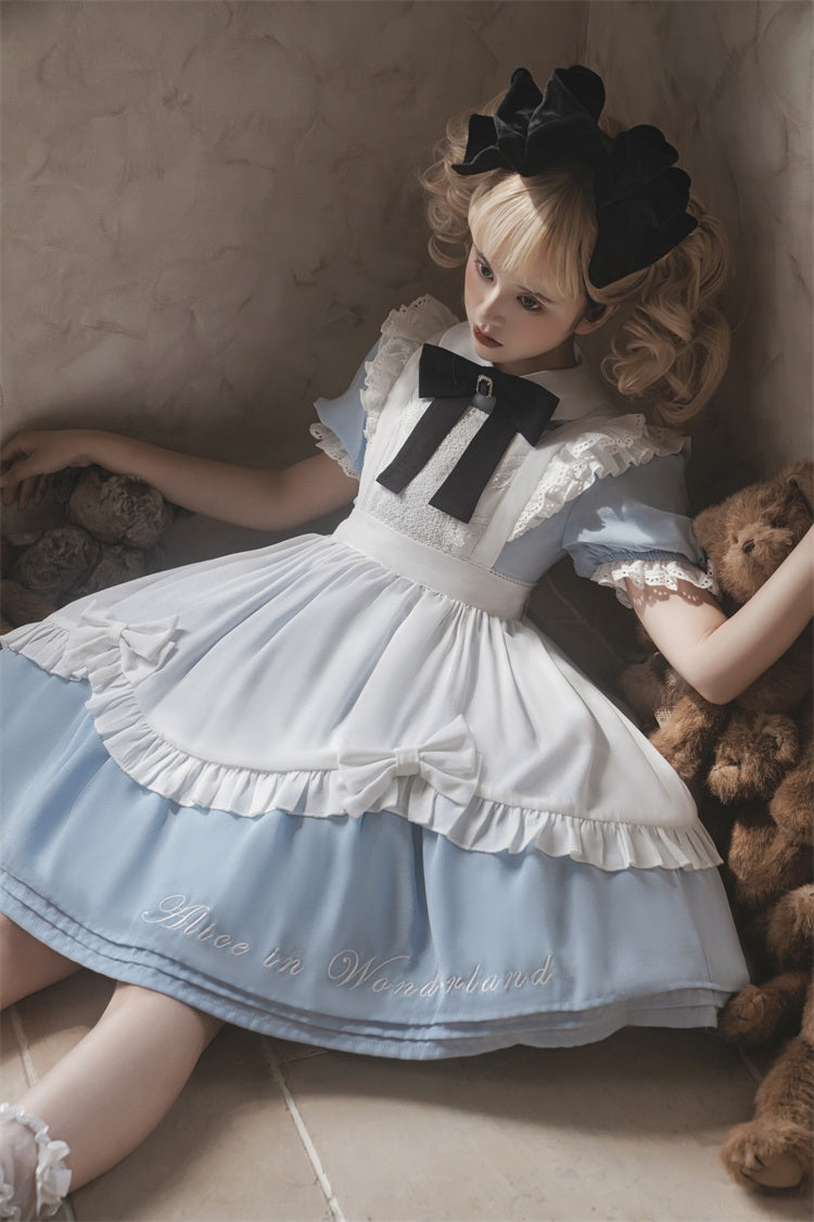 Sweet Alice - Short Sleeves Maid Lolita OP - image 23