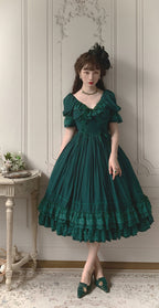 CLA Vintage French Lolita OP Dress - image 38