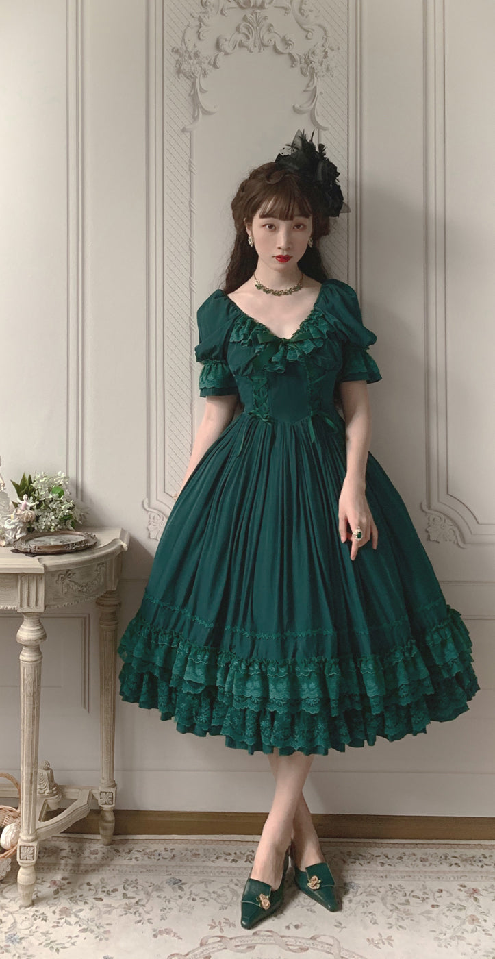CLA Vintage French Lolita OP Dress - image 38
