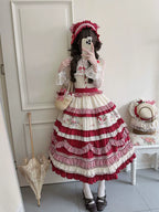 Strawberry Basket - Country Lolita JSK Dress, Strawberry Embroidery - image 5