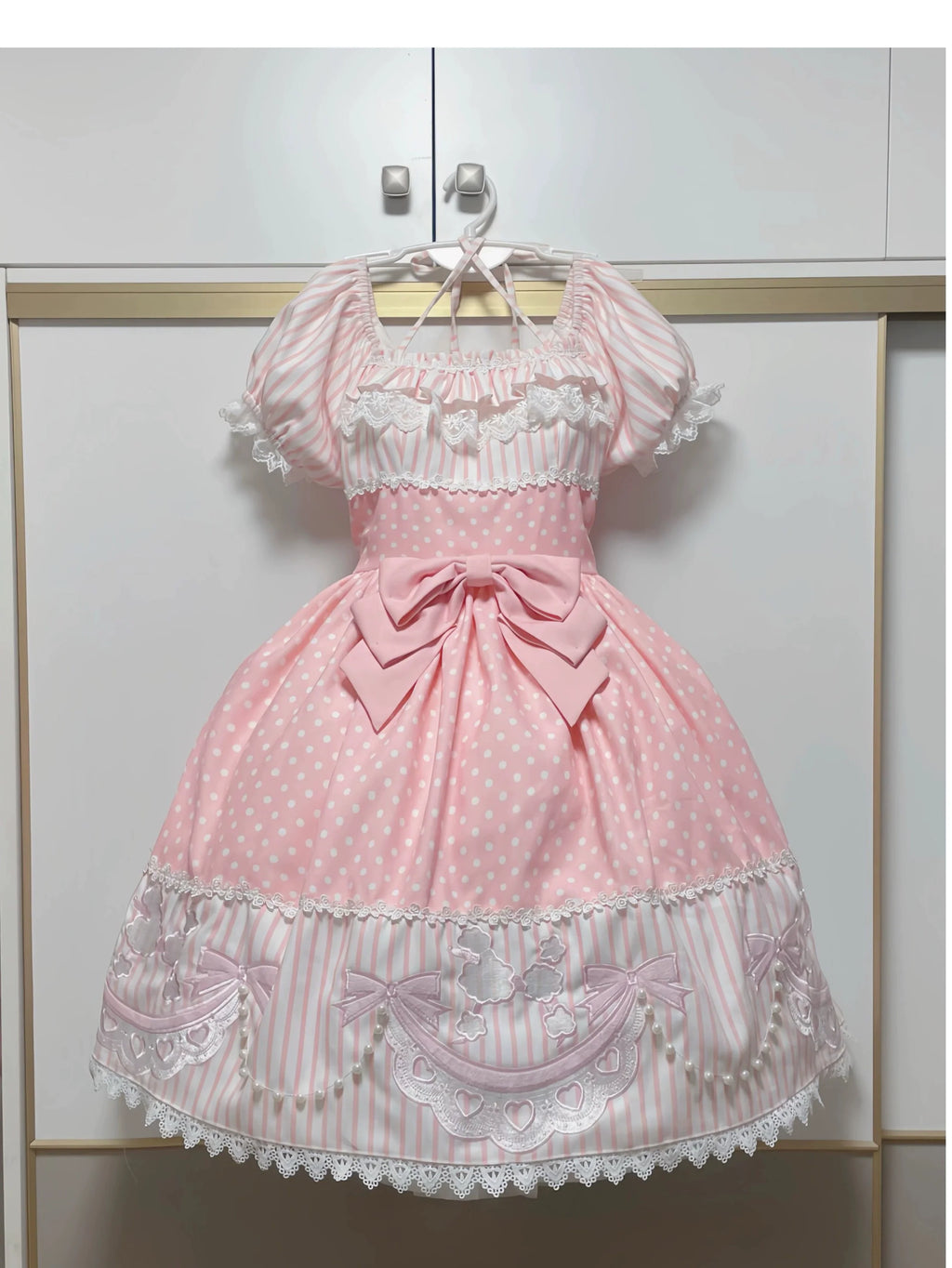 Poodle - Old School Lolita OP Dress and Accessories - image 1