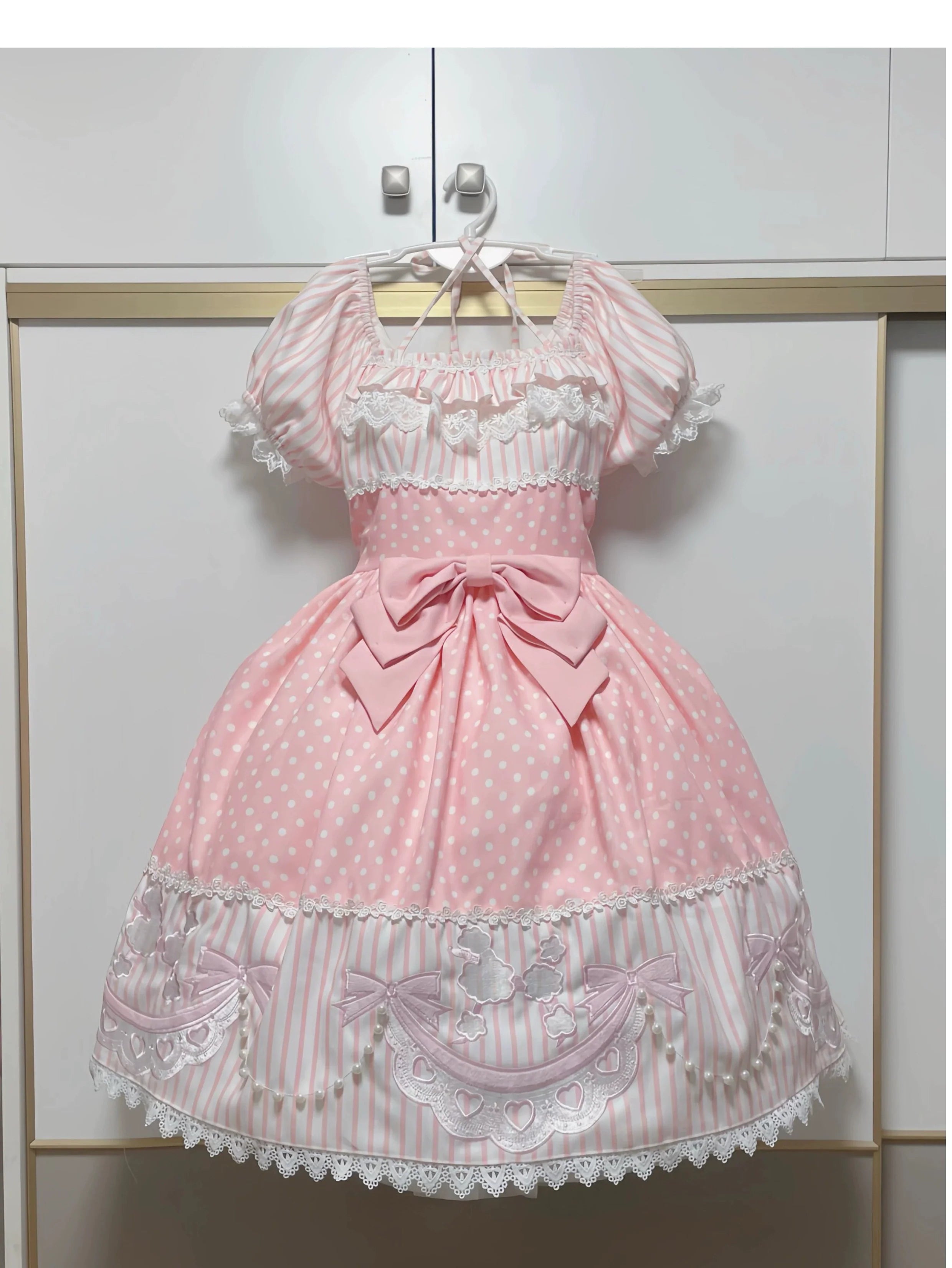 Poodle - Old School Lolita OP Dress and Accessories - image 1