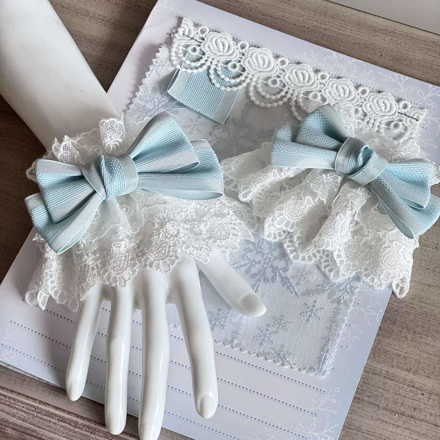 Wedding Sweet Lolita Accessories, Dramatic Bows - image 21