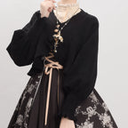 Cookie - Vintage Lolita Cardigan, Short Sweater - image 16
