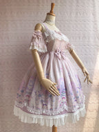 Unicorn's Secret Garden Summer Lolita JSK Dress - image 13