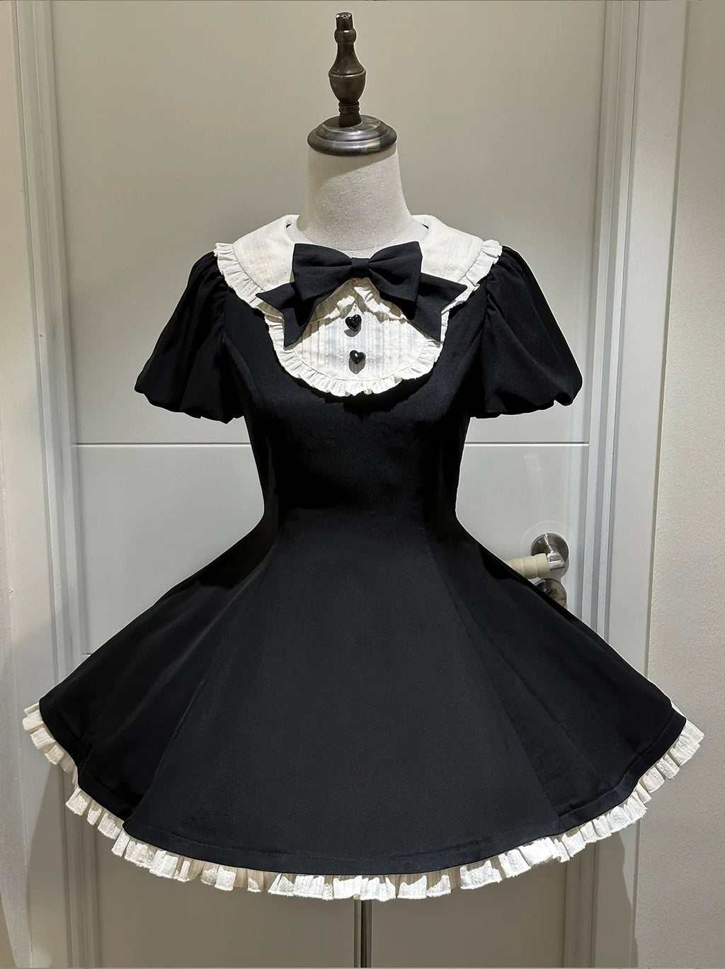Maidette - Halloween Maid Lolita Apron OP Dress - image 9
