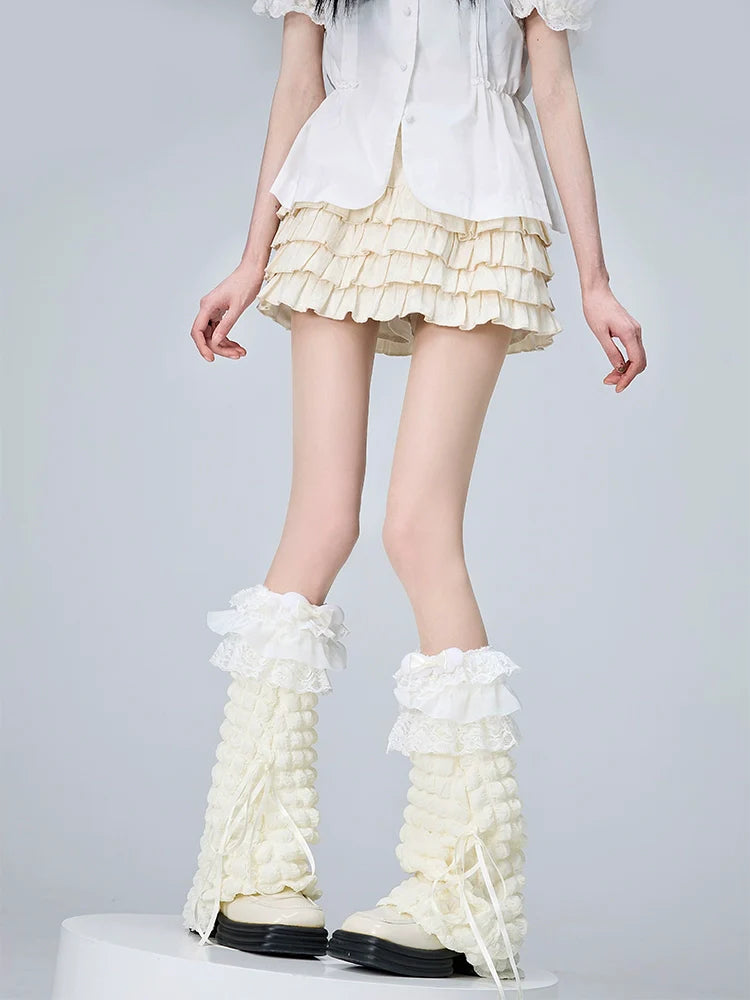 Ribbon Bow Lolita Calf Socks and Sock Covers Collection - image 10