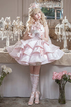 Satin Fantasy Lolita Long Cocktail Dress - image 16