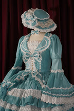 Eternal France Doll - Classic Lolita Doll-like OP Dress and Accessories - image 4