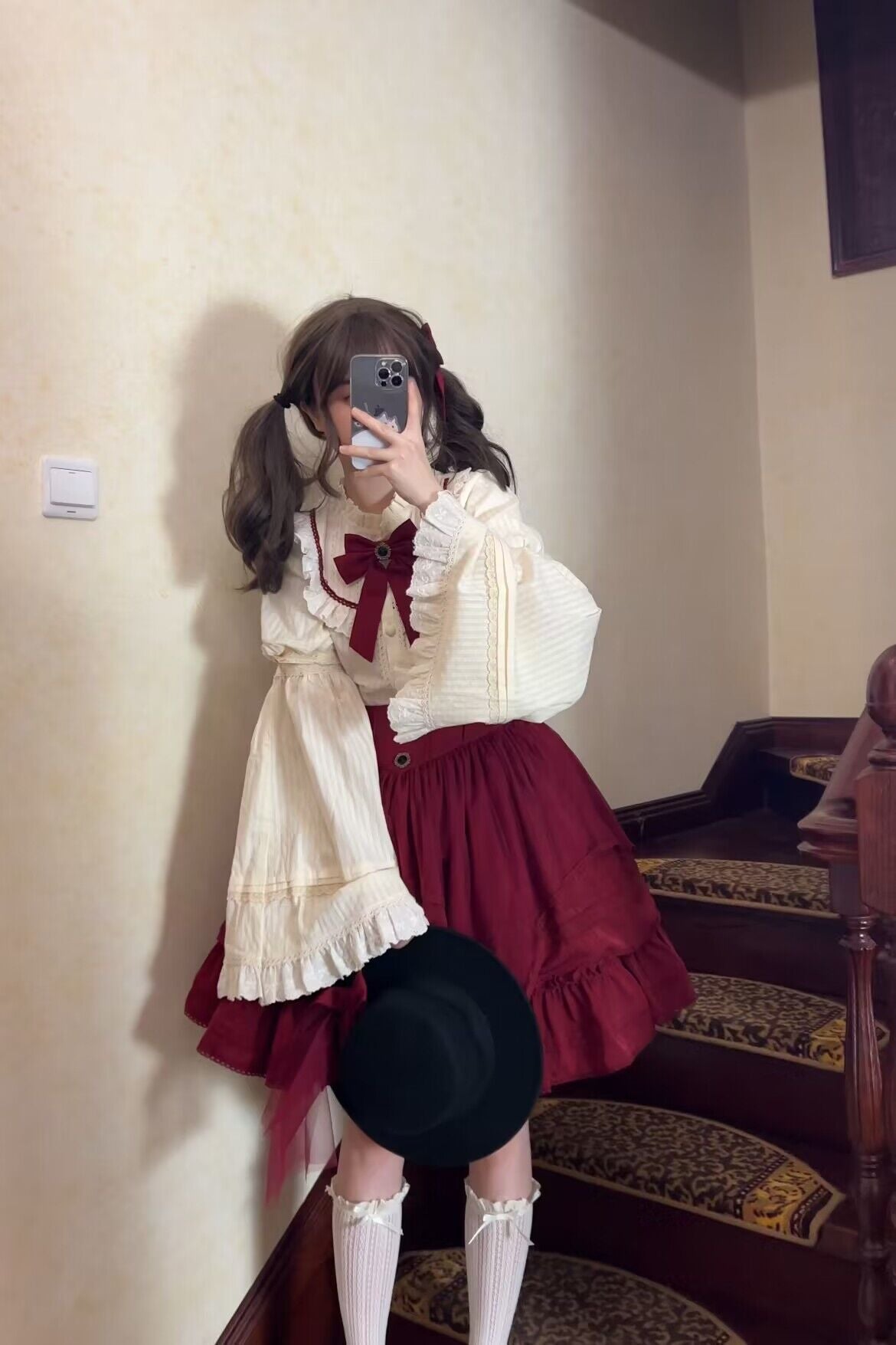 Rich Girl Elegant Lolita Blouse and Skirt Set - image 2