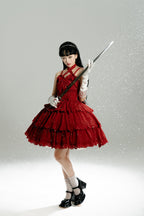 Miss Flora - Cotton Sweet Lolita Dress Set Doll-like OP and JSK - image 12