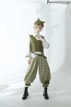 Secret Morning Paper - Ouji Lolita Shirt, Matcha Green Capri Pants Collection - image 19