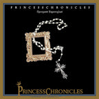Gothic Lolita Cross Shaped Pearl Necklace - image 1