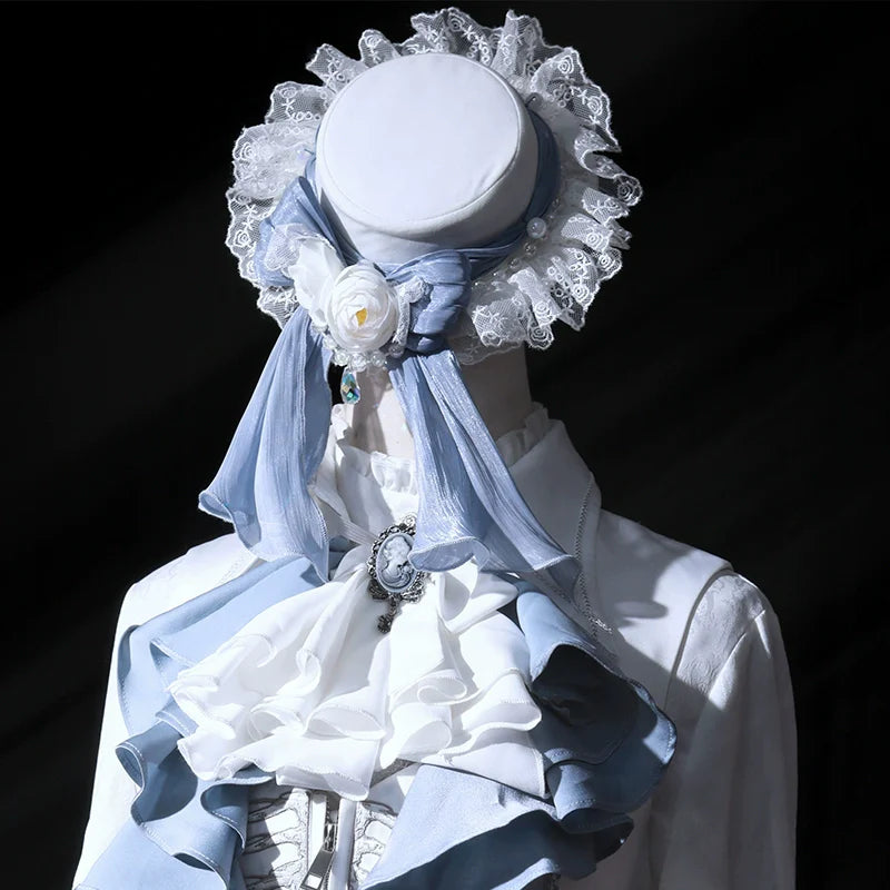 Crumbling Skeleton - Ouji Lolita Fishbone Embroideried Vest & Pants Suits - image 38