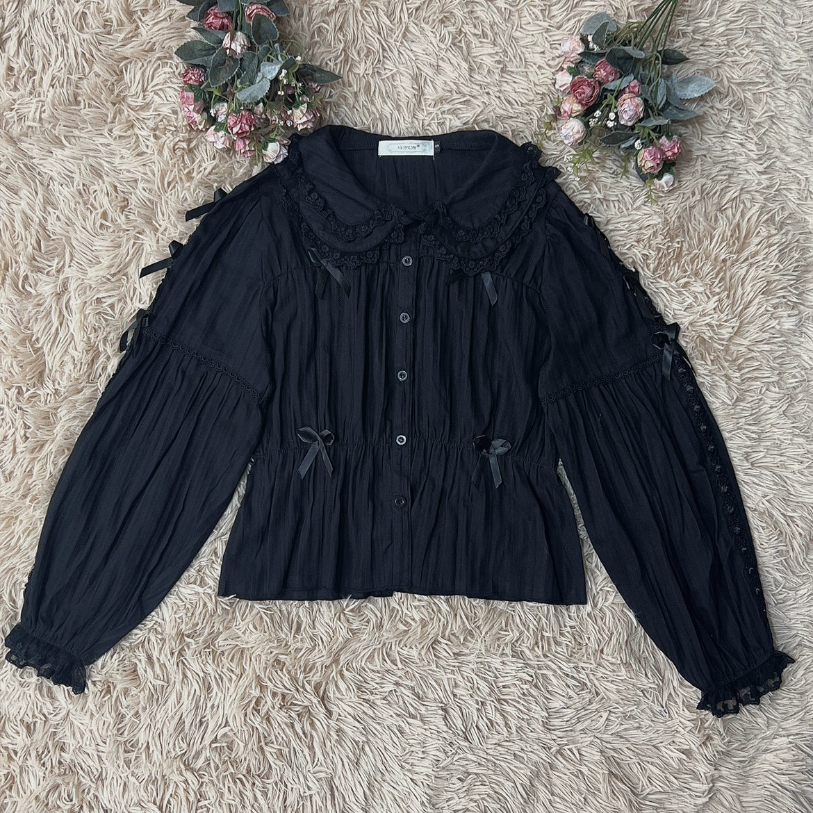 Sweet Lolita Doll Collar High-Waisted Blouse - image 40