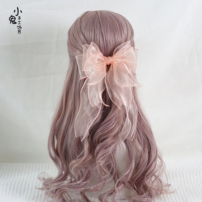 Large Bowknot Sweet Lolita Headdress - image 11