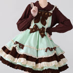 Puff Sleeve Knit Lolita Undershirt - image 15