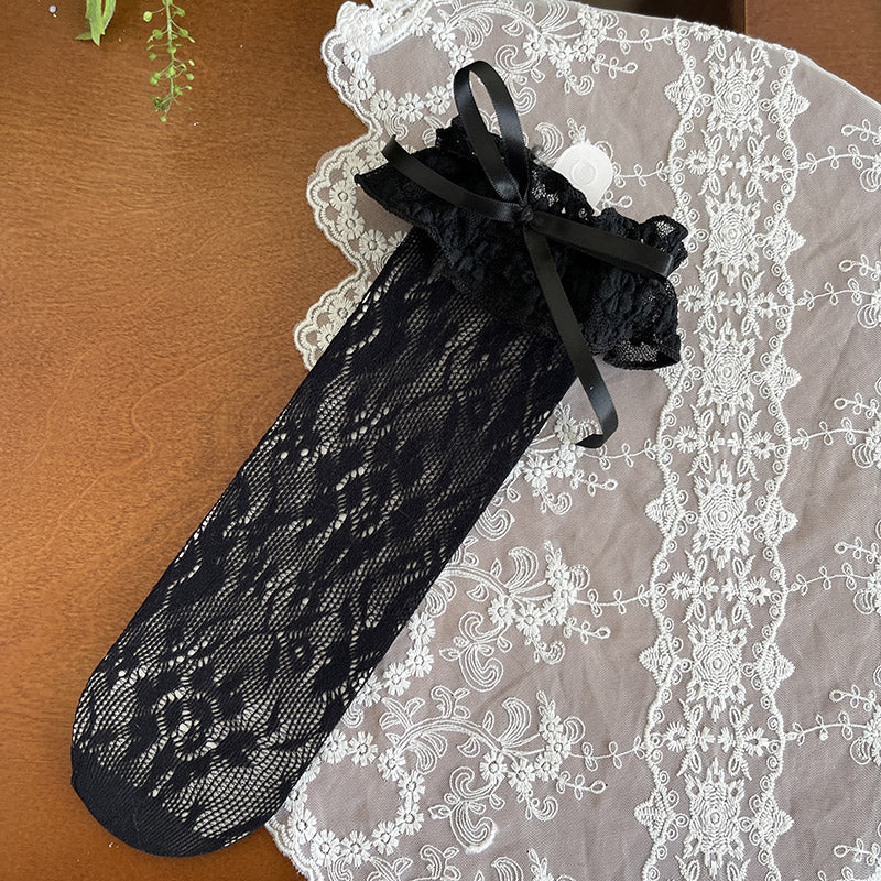 French-Style Lolita Mid-Calf Lace Socks - image 8
