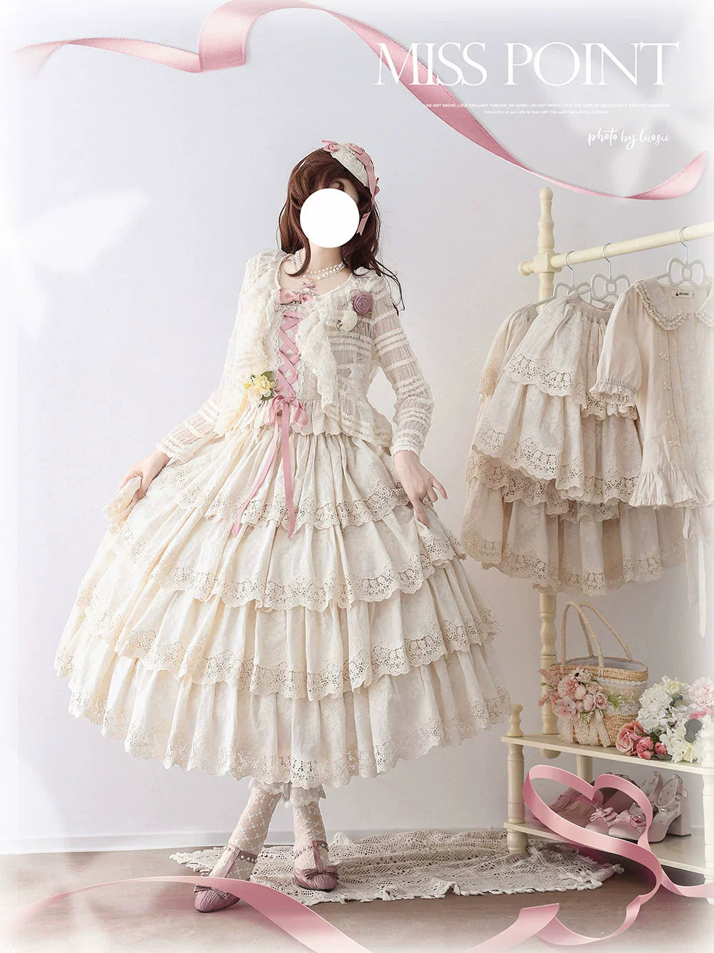 Forest Waltz - Classic Lolita Tiered Skirt Multi-layer Embroidered SK - image 1