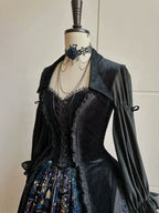Night Traveler - Classic Gothic Lolita Dress with Stained Glass Window Print - image 6