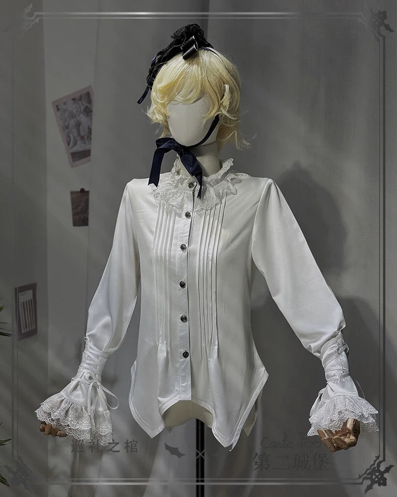 Coffin of Pilgrimage - Medieval European Ouji Lolita Shirt & Pants Suit - image 61