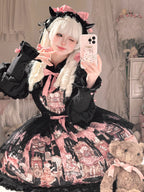 Missing Lamb Case - Gothic Lolita Dress Set with Sheep Prints - image 14