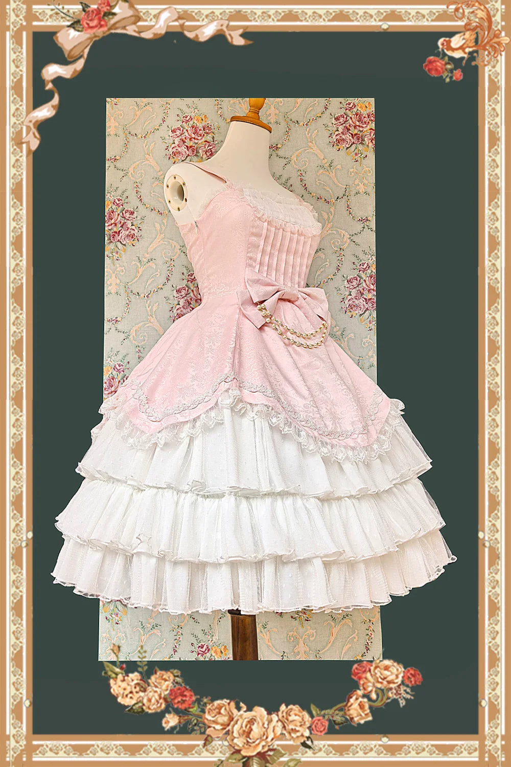 Pearl Box - Classic Lolita JSK, Bustle Back Hem - image 22
