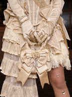 Slavic Heiress - Satin Gilded Bow Lolita Handbag - image 5