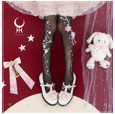 Chinese Qi Lolita 3D Print Pantyhose - image 16